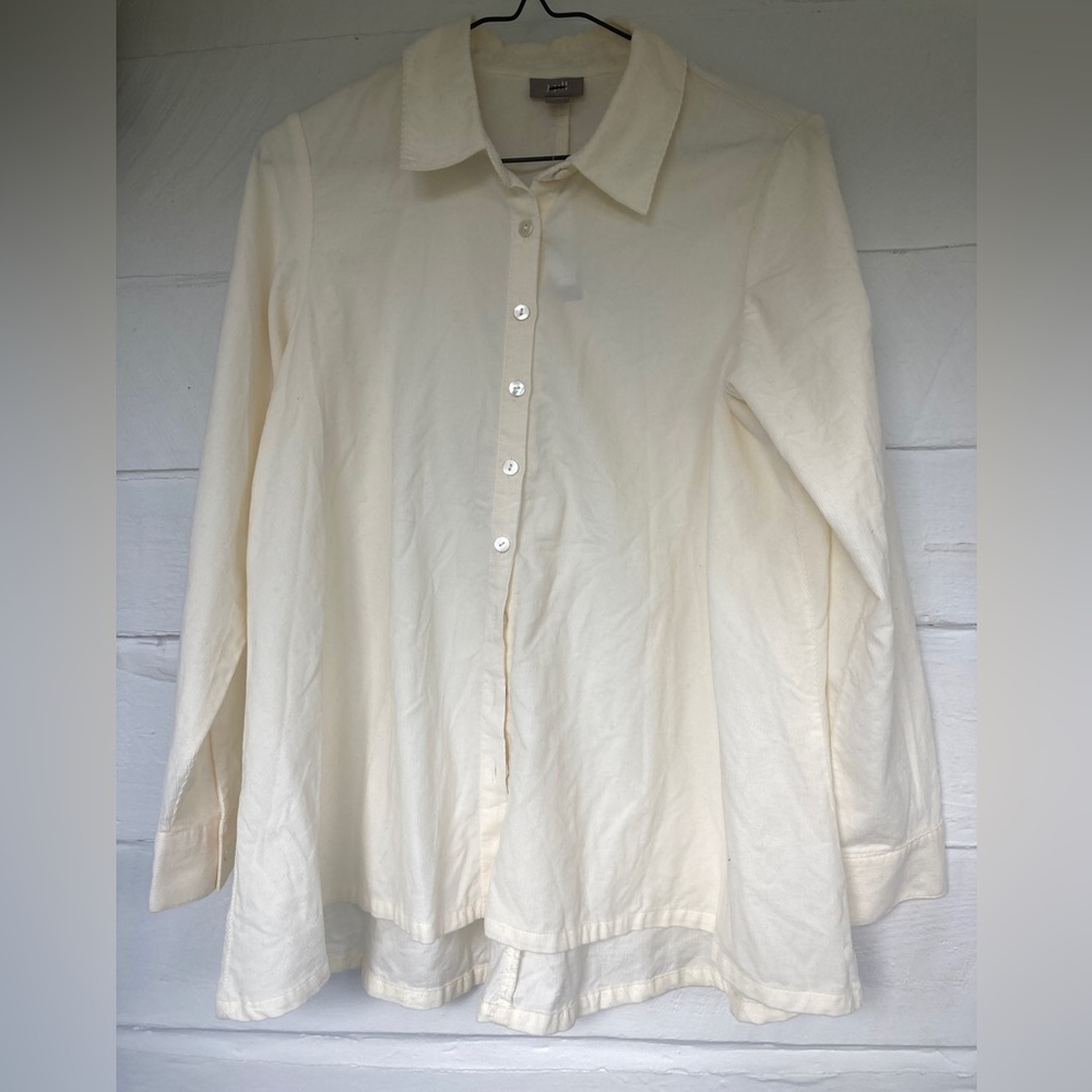 j Jill new fine wale corduroy swing top size xs petite shacket